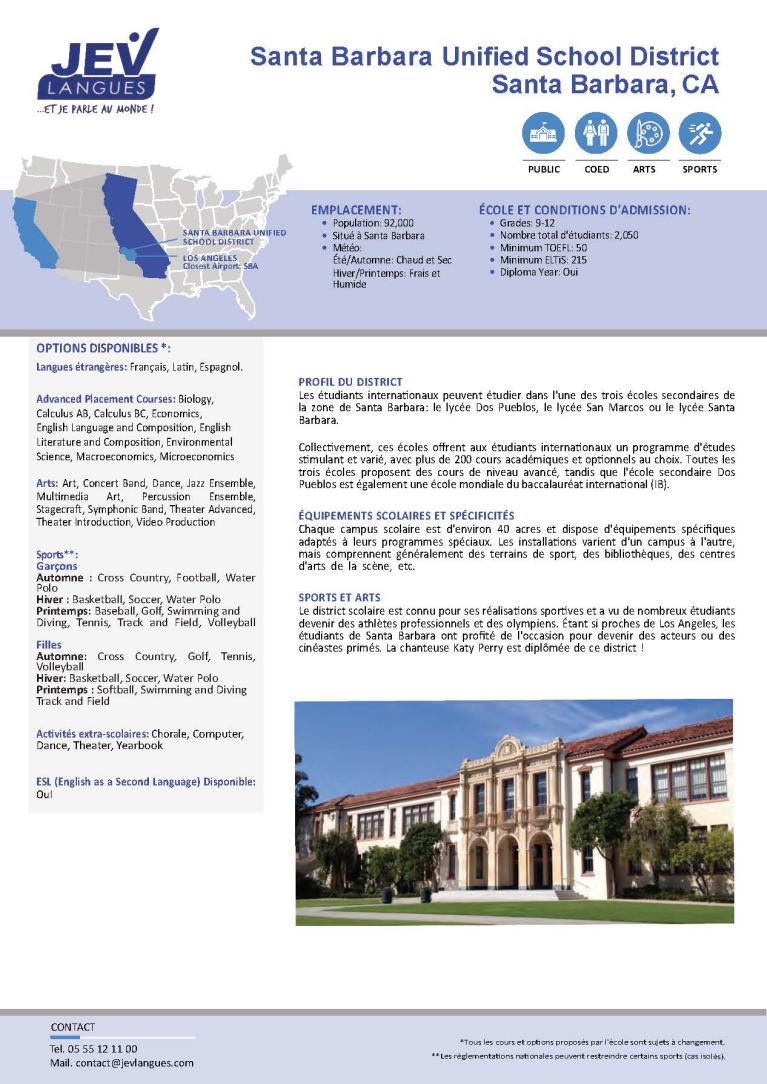 Santa Barbara Unified School District, CA